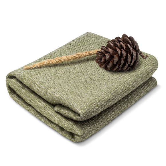 Linen Bath Towel - 100% Linen - Moss Green