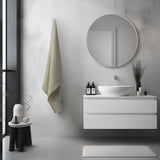 Linen Bath Towel - 100% Linen - Greenish