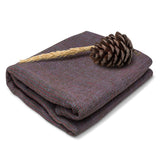 Linen Bath Towel - 100% Linen - Dark purple