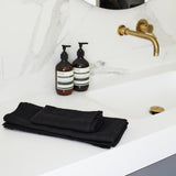 Linen Bath Towel - 100% Linen - Black