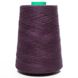 100% Linen Yarn - Dark Purple (Eggplant Color)