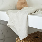 Linen Bath Towel - 100% Linen - Light Gray